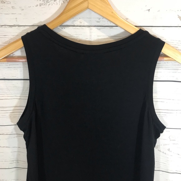 Apt 9 Sparkly Black Sleeveless Top XS - Picture 6 of 7